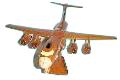 c141 airplane model, airplane model,  mahogany model airplane, wooden model airplane wooden model aircraft, mahogany wooden model