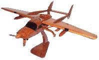 O-2 Skymaster Cessna 337  wood wooden mahogany airplane plane aircraft desktop models