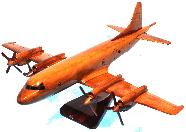 P3 Orion wood model, P3 Orion model airplane