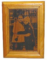 Laser Engraved wood Photographs