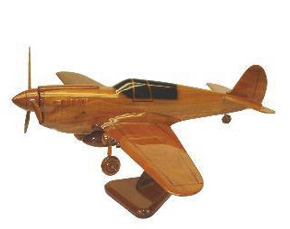 P-40 Warhawk Plane wood, wooden mahogany desktop model airplane aircraft plane airplanes planes