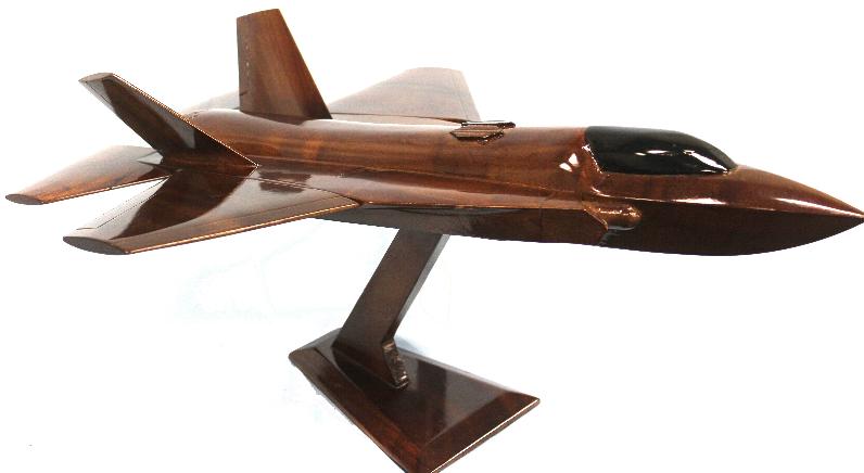 Wood F-35 Fighter model