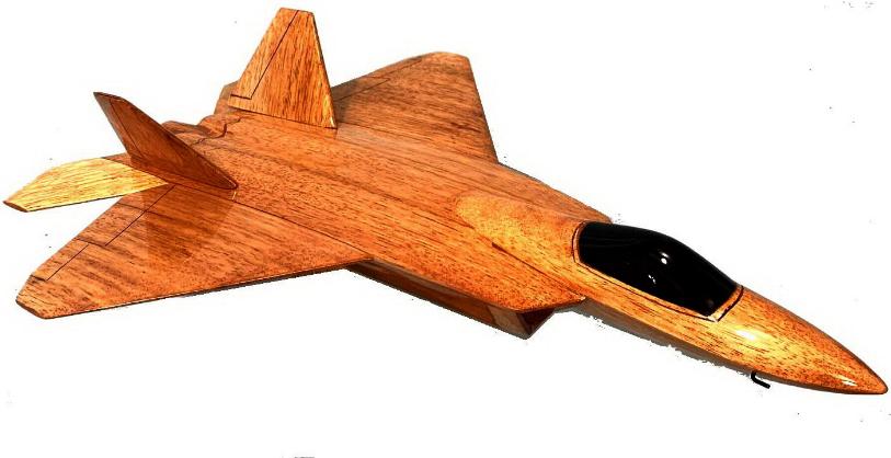 F22 Raptor model, f22 model, f22 wood model, f22 airplane model
